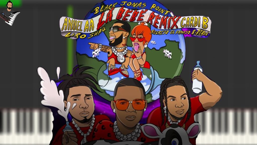 Anuel AA, Cardi B, Black Jonas Point, Secreto & Liro Shaq - La Bebe Remix