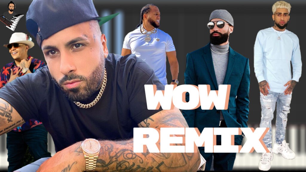 Bryant Myers Arcangel Nicky Jam El Alfa & Darell - Wow Remix