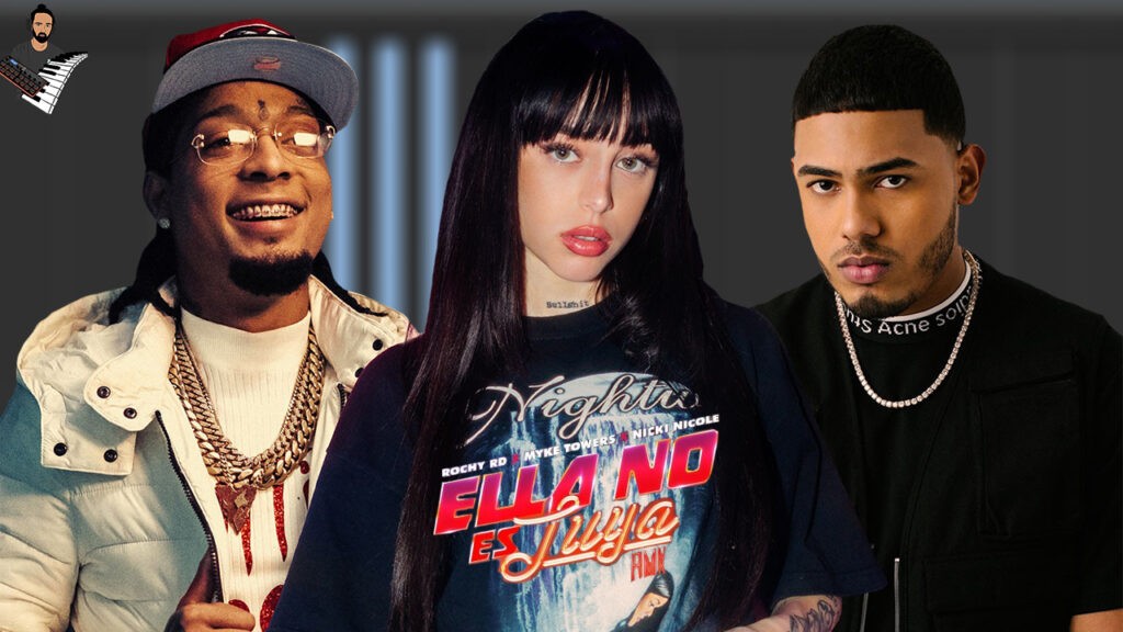 Rochy RD x Myke Towers x Nicki Nicole - Ella No Es Tuya (Remix)