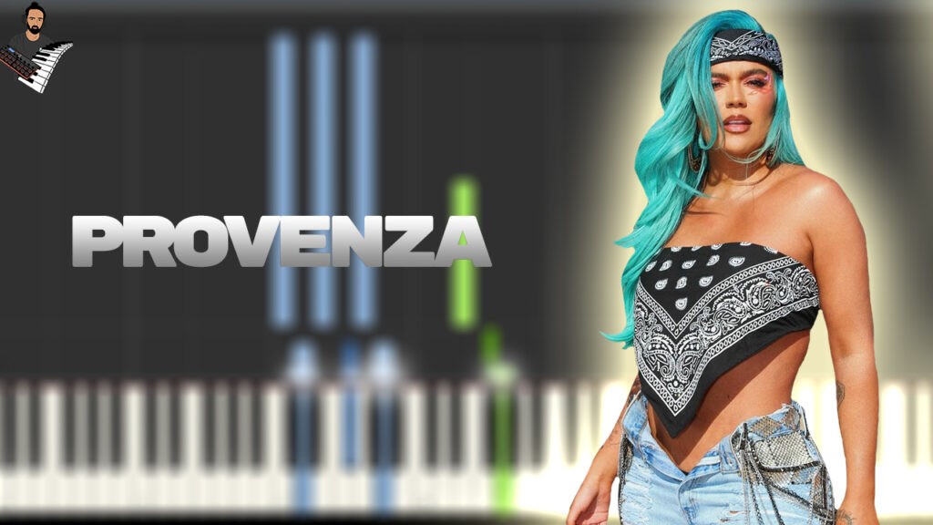 KAROL G - PROVENZA | Instrumental Piano Tutorial / Partitura