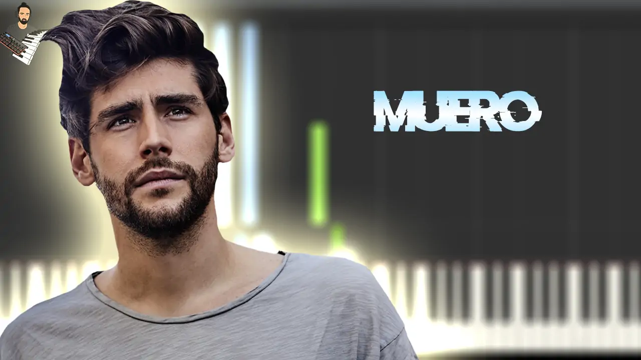 Alvaro Soler - Muero | Instrumental Piano Tutorial / Partitura
