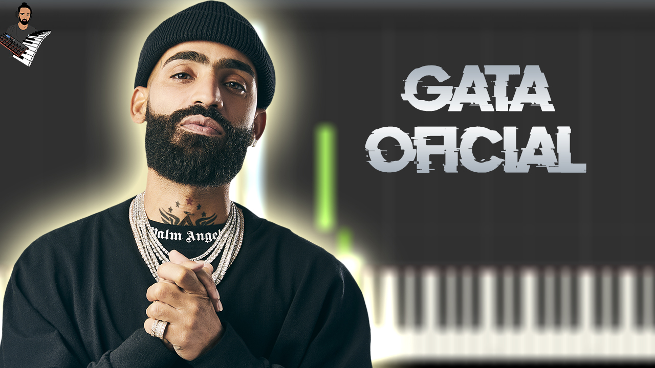 Arcangel - Gata oficial | Instrumental Piano Tutorial / Partitura